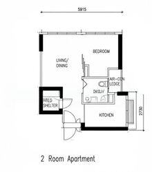 Blk 131A Eastlink I @ Canberra (Sembawang), HDB 2 Rooms #591287451